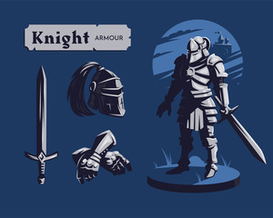 Knight armor set 