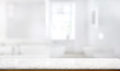 © bongkarn - Marble counter table top in bath room background