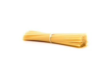 spaghetti isolated on white background