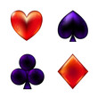 card suits, poker, playing cards