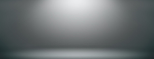 Wall Mural - Space studio backdrop abstract gradient grey background. empty room studio gradient used us montage or display your products design