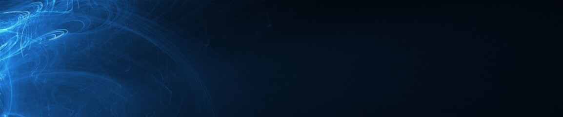 Wall Mural - blue glow wave. lighting effect abstract background