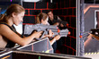 © JackF - man and women  playing laser tag