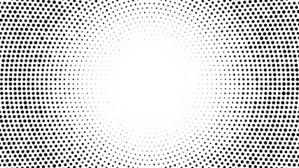 Wall Mural - Halftone dotted background. Halftone effect vector pattern. Circle dots isolated on the white background.