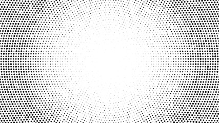 Wall Mural - halftone dotted background. halftone effect vector pattern. circle dots isolated on the white backgr