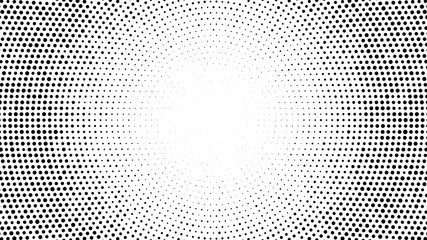 Wall Mural - Halftone dotted background. Halftone effect vector pattern. Circle dots isolated on the white background.