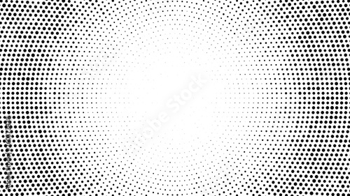 Halftone dotted background. Halftone effect vector pattern. Circle dots isola...