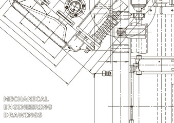 Machine-building industry. Mechanical engineering drawing. Instrument-making drawings. Computer aided design systems. Technical illustration