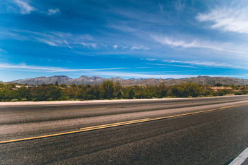 road in mountains