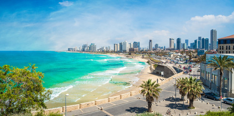 panoramic view of tel aviv, israel