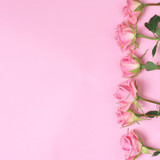 Fototapeta Storczyk - Romantic floral background