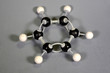 Molecule model of traditional benzene ring