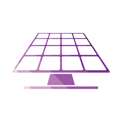 Canvas Print - Solar energy panel icon