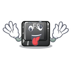 Sticker - Crazy f8 button displayed on cartoon keyboard