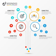 Infographic design template. Creative concept with 4 steps