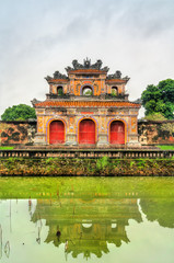 Sticker - Ancient gate at the Imperial City in Hue, Vietnam