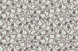 © Primastock - Abstract seamless pattern background. Background of 1000 dollars