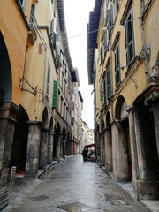 Street in Pisa, Italy. 