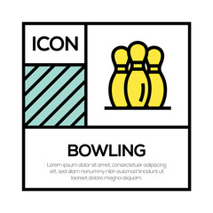 Sticker - BOWLING ICON CONCEPT