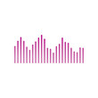 © GlopHetr - sound wave icon. Vector illustration, flat design.