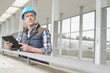 © goodluz - Lead architect checking work sight with tablet