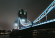 Tower Bridge London England at night