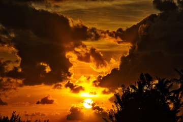 Wall Mural - sunset.