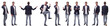© ASDF - collage of various photos of a successful modern man