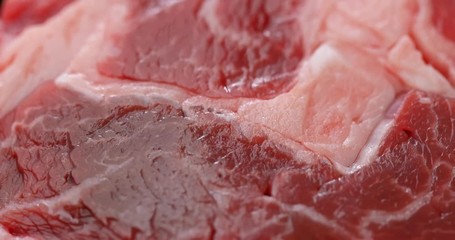 Canvas Print - Close up of beef steak texture