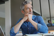 © goodluz - Mature man working from home contemplating