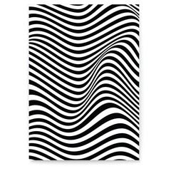 Wall Mural - Abstract layout with wavy twisted background. Pattern from lines, halftone effect. Black and white modern art texture. Minimalistic design. Template for poster, banner, cover, postcard, stickers