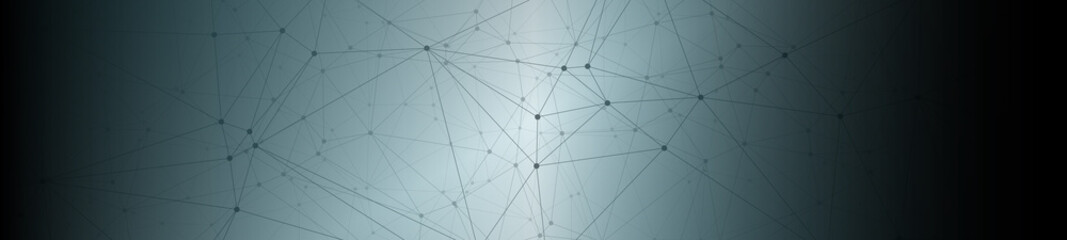 Wall Mural - technology business industry connections, wide banner vector idea