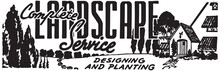Complete Landscape Service  - Retro Ad Art Banner