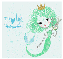 Cute Little Mermaid
