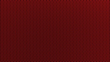 Wall Mural - Abstract Textured Pattern with Round Holes Industrial Background Top View Red