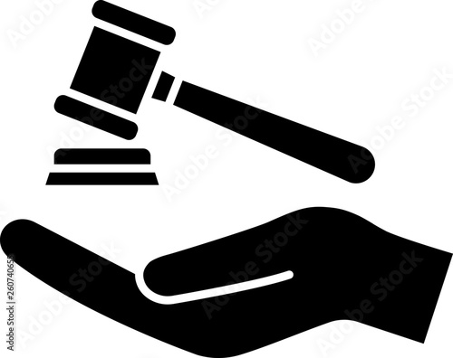 Photographie  Family law glyph icon