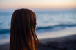 © klavdiyav - lifestyle portrait of a little girl by the sea