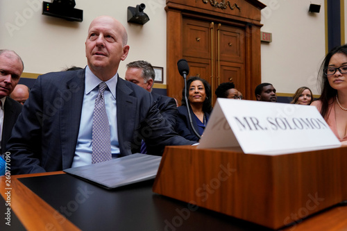 David M Solomon Chairman Ceo Of Goldman Sachs Arrives For A