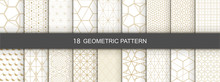 Set Of Geometric Seamless Patterns. Abstract Geometric  Hexagonal  Graphic Design Print 3d Cubes Pattern. Seamless  Geometric Cubes Pattern.