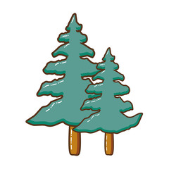 Sticker - tall tree icon