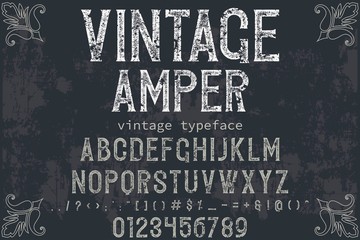 vintage fontColorful Comics Retro Typeface. Vector Illustration