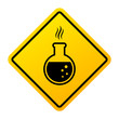 Danger chemicals warning sign