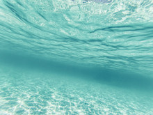 Tropical Blue Ocean Underwater Background - Luxury Nature Pattern