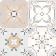 Floor tiles set