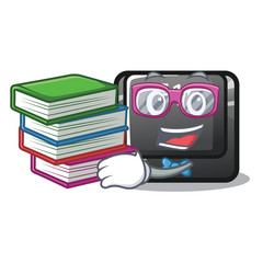 Sticker - Student with book f10 button installed on cartoon computer