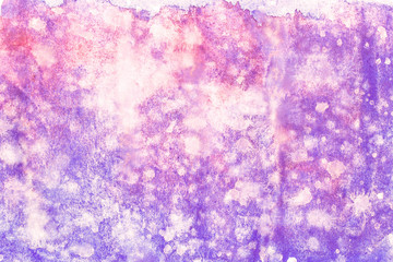 Wall Mural - Abstract watercolor art hand paint on white background. Watercolor background