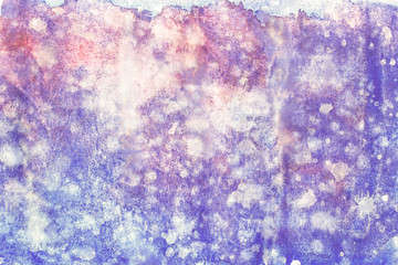 Wall Mural - Abstract watercolor art hand paint on white background. Watercolor background