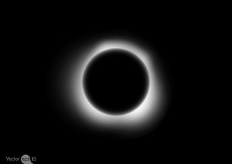 Wall Mural - black hole vector