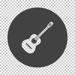 Wall Mural - Acoustic guitar icon