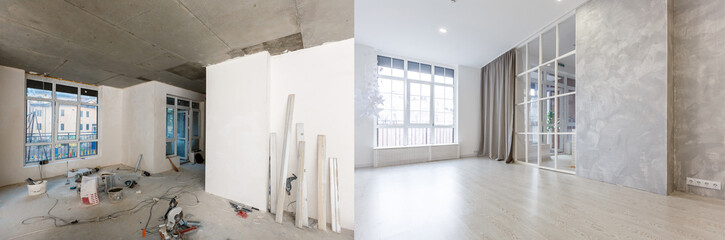 flat renovation, apartment refurbishment, room modernization